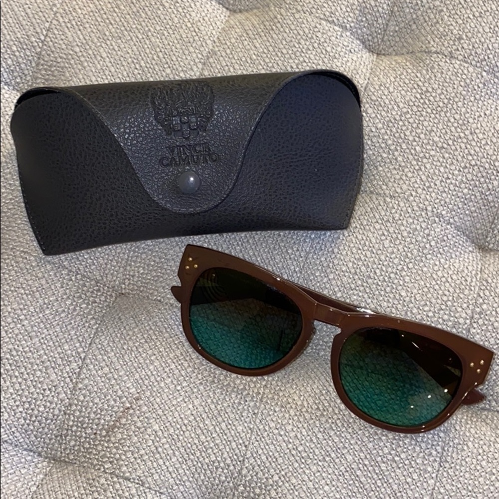 Vince Camuto Brown Round Sunglasses VC179